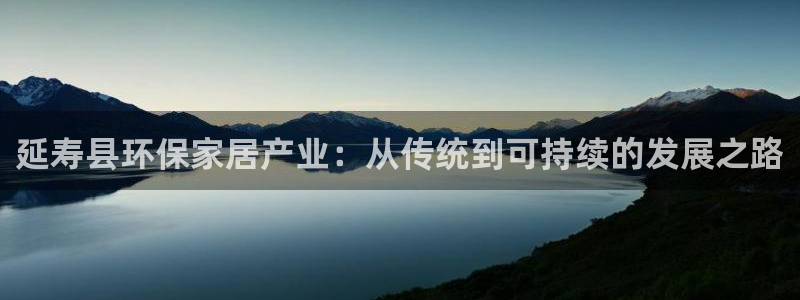 沐鸣2代理连接：延寿县环保家居产业：从传统到可持续的发展之路